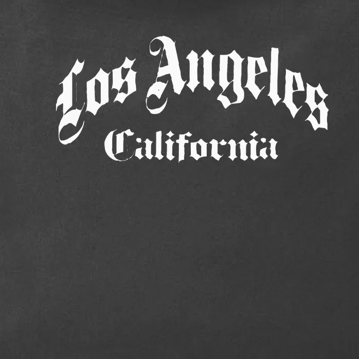 Los Angeles California Old School Zip Tote Bag