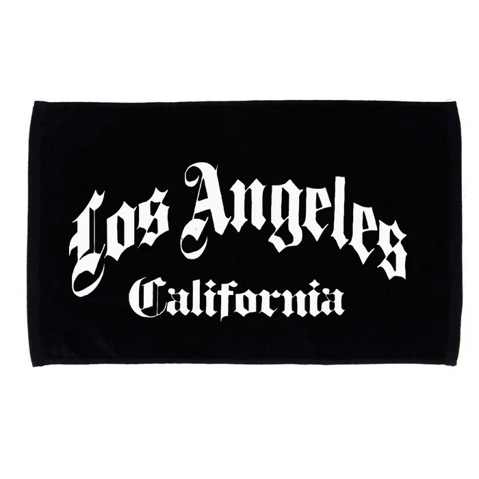 Los Angeles California Old School Design Classic Microfiber Hand Towel