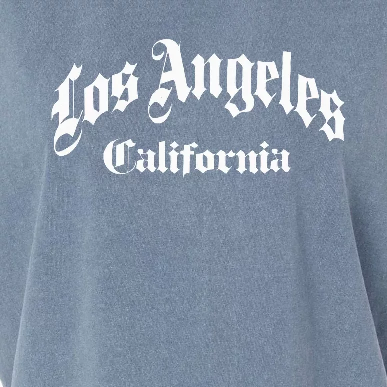 Los Angeles California Old School Design Classic Garment-Dyed Women's Muscle Tee