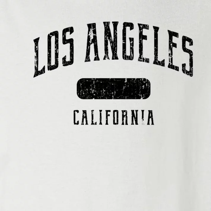 Los Angeles California Distressed Sports Design Toddler Long Sleeve Shirt