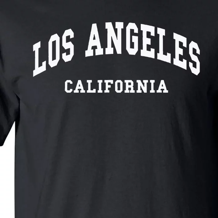 Los Angeles California La Ca Throwback Design Tall T-Shirt