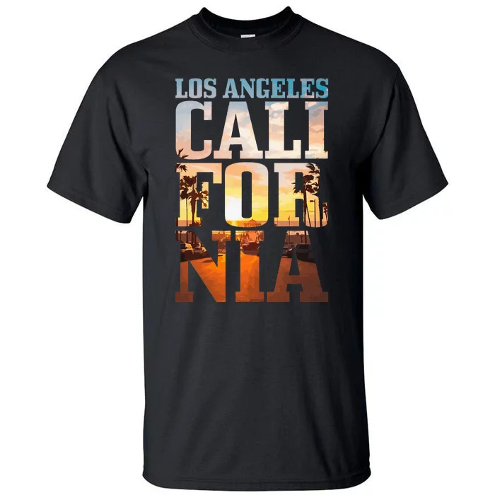 Los Angeles California Retro La Vintage Tall T-Shirt