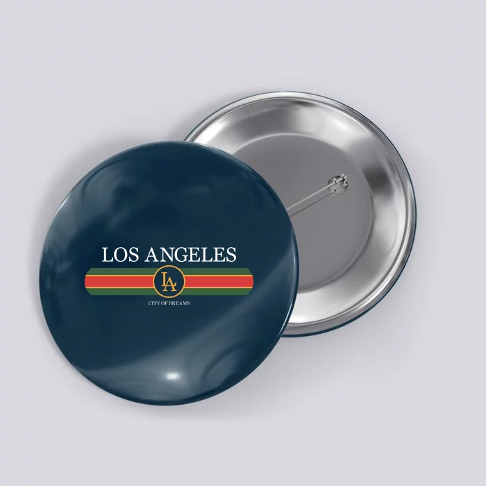 Los Angeles City Of Dreams Button