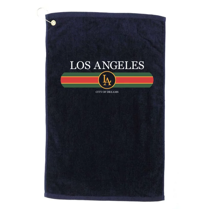 Los Angeles City Of Dreams Platinum Collection Golf Towel