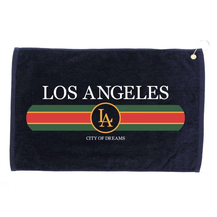 Los Angeles City Of Dreams Grommeted Golf Towel