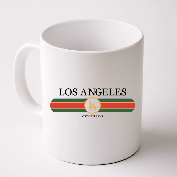 Los Angeles City Of Dreams Front & Back Coffee Mug