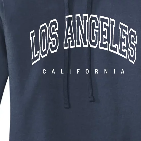 Los Angeles California Throwback Design Classic Women's Pullover Hoodie