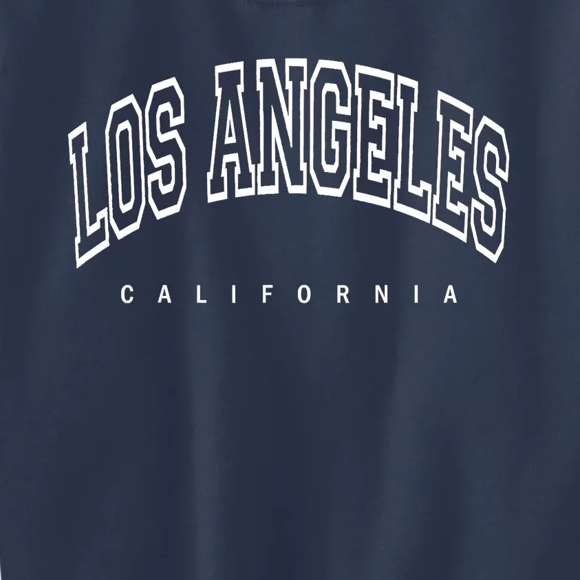 Los Angeles California Throwback Design Classic Kids Sweatshirt