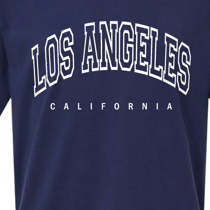 Los Angeles California Throwback Design Classic Sueded Cloud Jersey T-Shirt