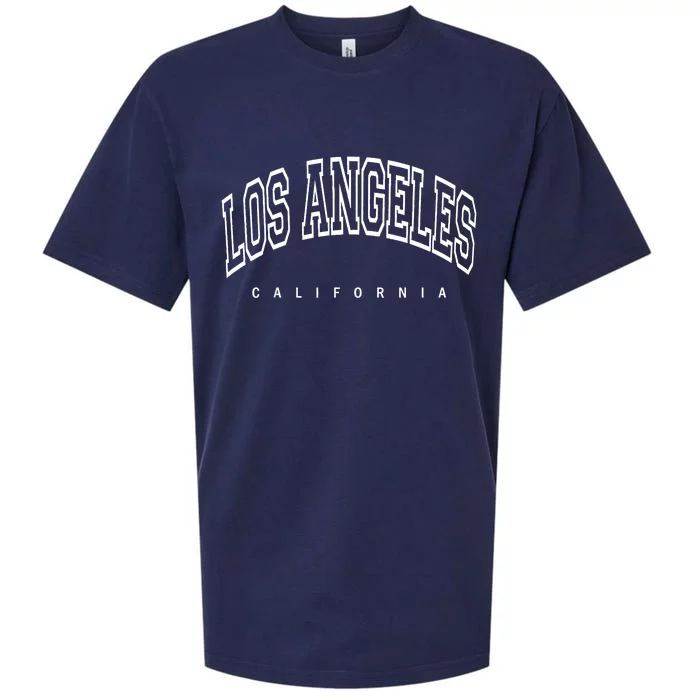 Los Angeles California Throwback Design Classic Sueded Cloud Jersey T-Shirt