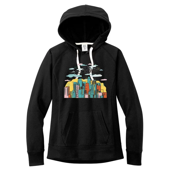 Los Angeles City View Women's Fleece Hoodie