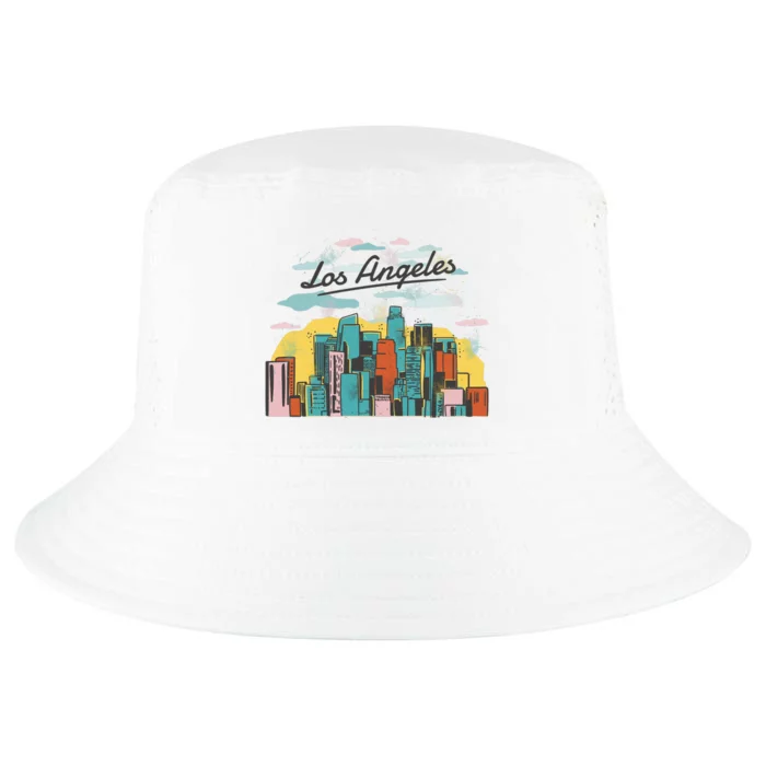 Los Angeles City View Cool Comfort Performance Bucket Hat