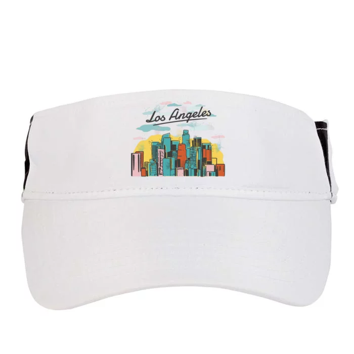 Los Angeles City View Adult Drive Performance Visor