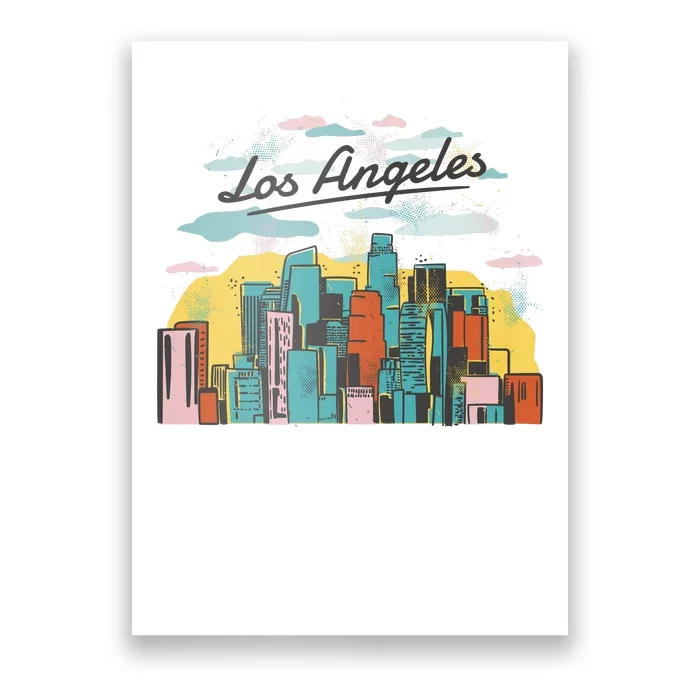 Los Angeles City View Poster