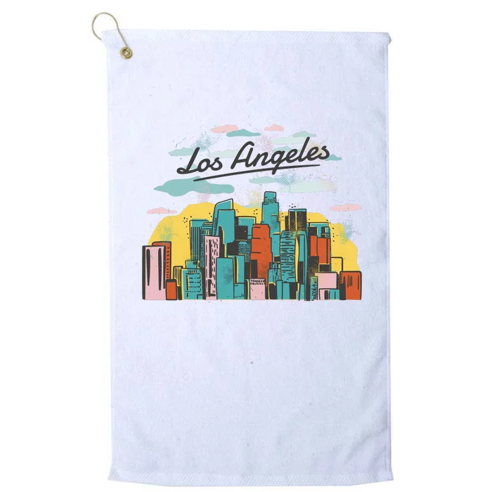 Los Angeles City View Platinum Collection Golf Towel