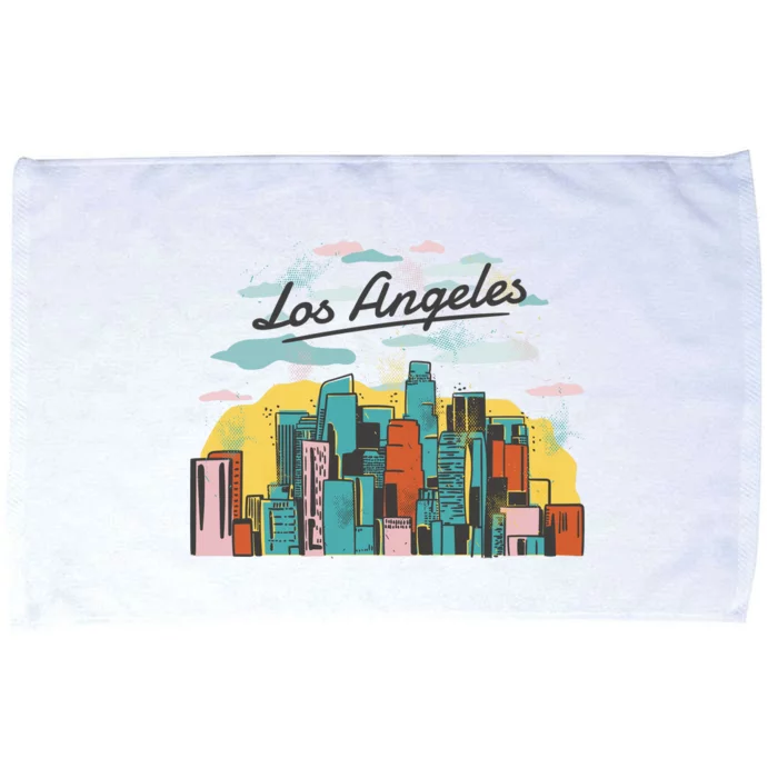 Los Angeles City View Microfiber Hand Towel