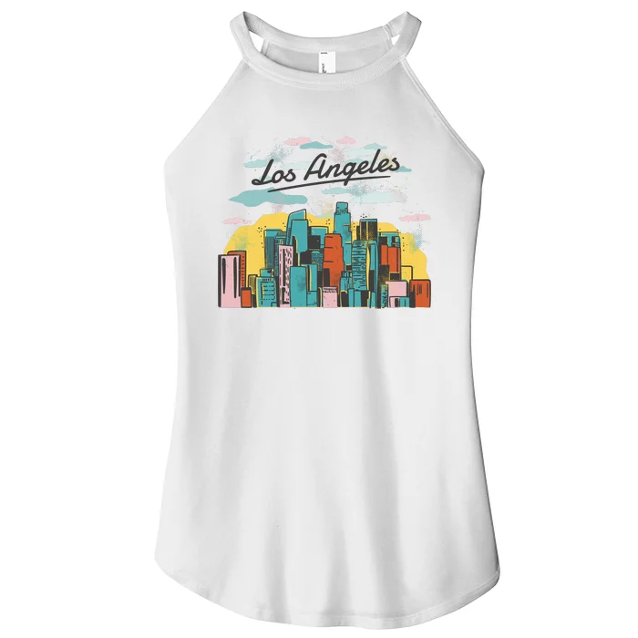 Los Angeles City View Women’s Perfect Tri Rocker Tank