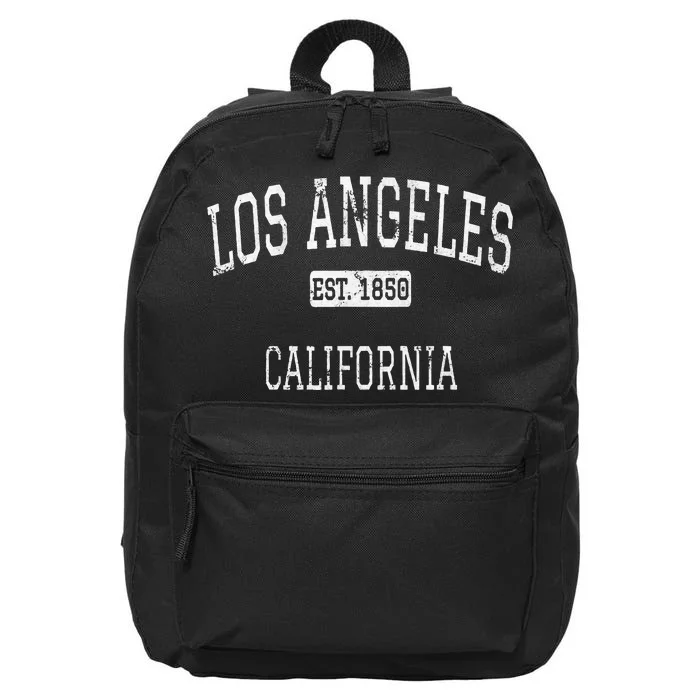 Los Angeles California Ca Vintage 16 in Basic Backpack