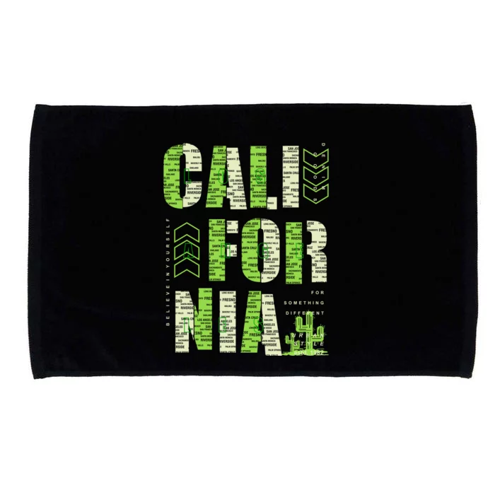 Los Angeles California Lettering Urban Microfiber Hand Towel