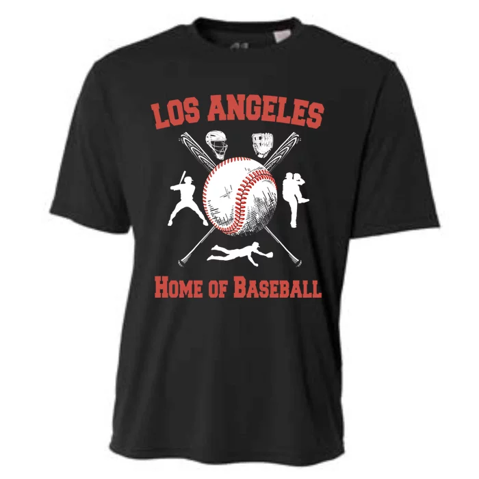 Los Angeles California Baseball Souvenirs Cooling Performance Crew T-Shirt