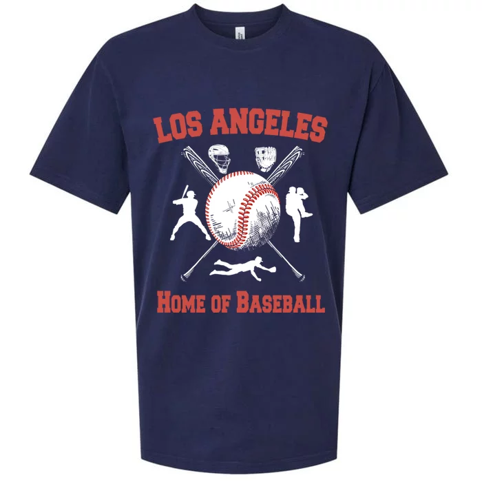 Los Angeles California Baseball Souvenirs Sueded Cloud Jersey T-Shirt