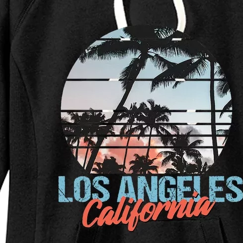 Los Angeles California Pride Vacation Travel Tourist Women's Fleece Hoodie