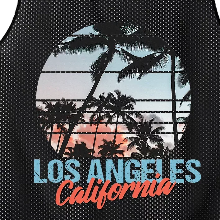 Los Angeles California Pride Vacation Travel Tourist Mesh Reversible Basketball Jersey Tank