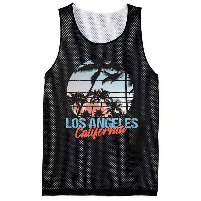 Los Angeles California Pride Vacation Travel Tourist Mesh Reversible Basketball Jersey Tank