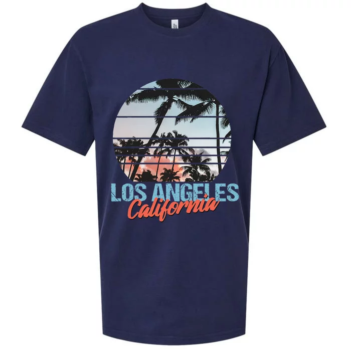 Los Angeles California Pride Vacation Travel Tourist Sueded Cloud Jersey T-Shirt