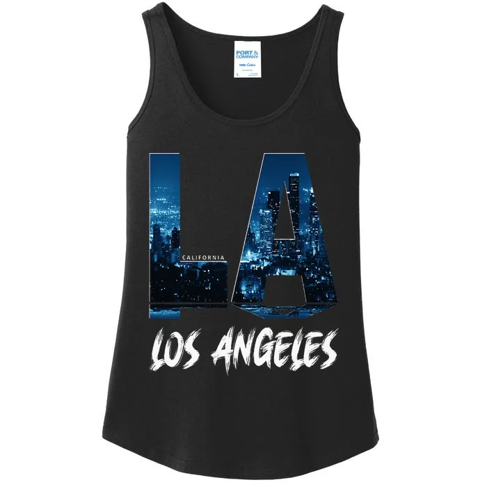 Los Angeles City California Ladies Essential Tank