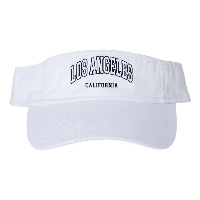 Los Angeles California Throwback Design Classic Valucap Bio-Washed Visor