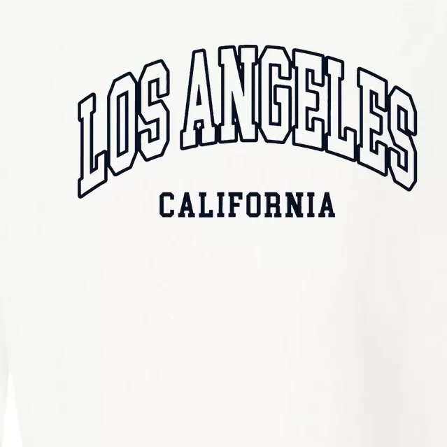 Los Angeles California Throwback Design Classic Cropped Pullover Crew