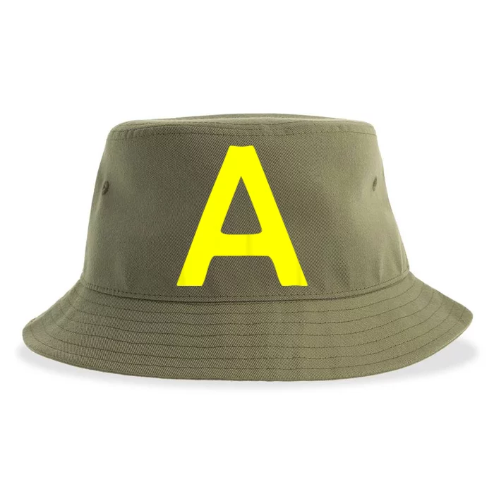 Lettre A Chipmunk Group Matching Halloween Costume Sustainable Bucket Hat