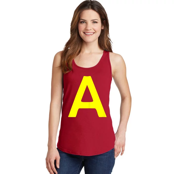 Lettre A Chipmunk Group Matching Halloween Costume Ladies Essential Tank