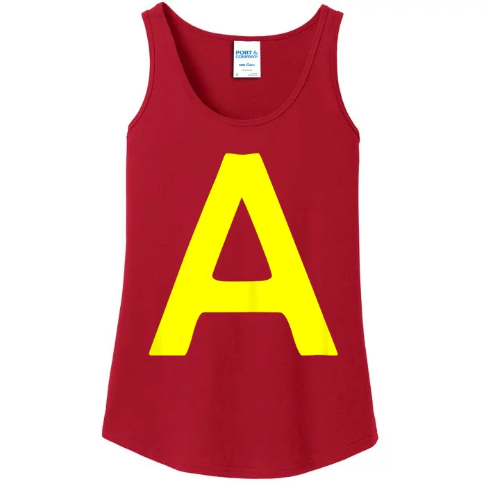 Lettre A Chipmunk Group Matching Halloween Costume Ladies Essential Tank