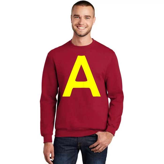 Lettre A Chipmunk Group Matching Halloween Costume Tall Sweatshirt