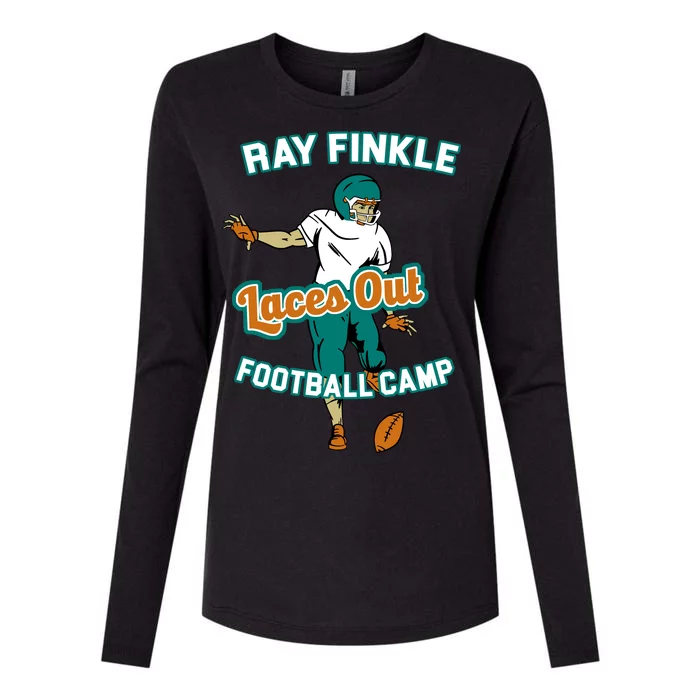 Laces Out Ray Finkle Football Camp Womens Cotton Relaxed Long Sleeve T-Shirt