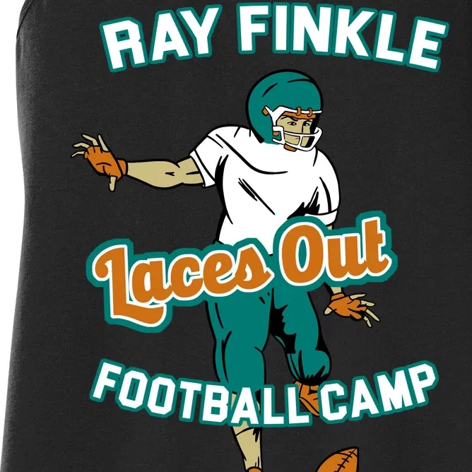 Laces Out Ray Finkle Football Camp Women's Racerback Tank