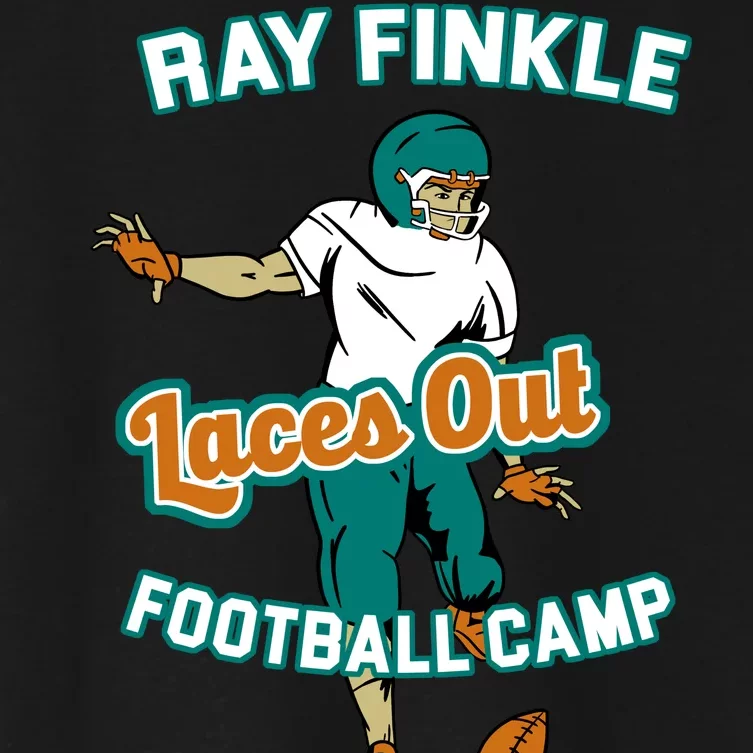 Laces Out Ray Finkle Football Camp Women's Crop Top Tee