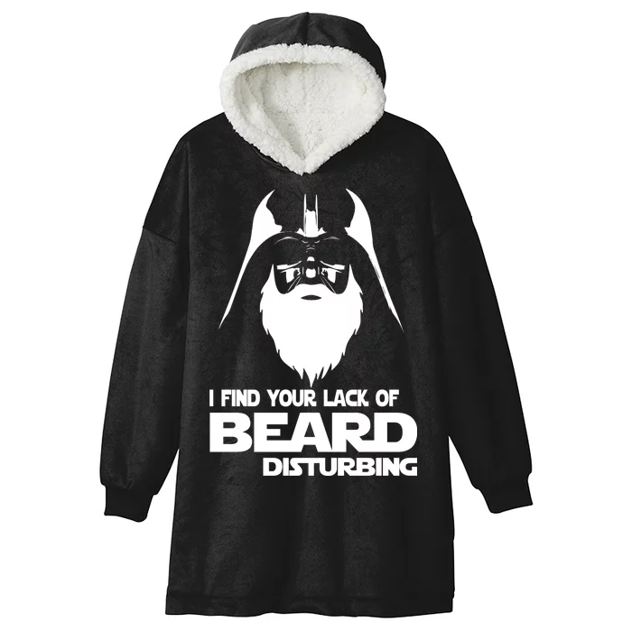 Lack Of Beard Disturbing Hooded Wearable Blanket