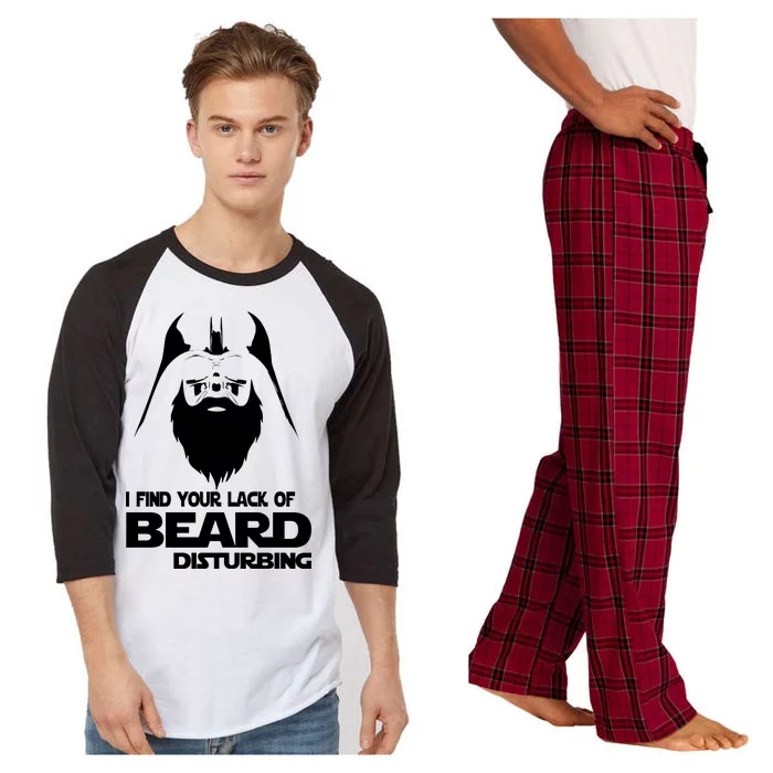 Lack Of Beard Disturbing Raglan Sleeve Pajama Set