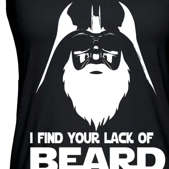 Lack Of Beard Disturbing Ladies Essential Flowy Tank