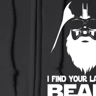 Lack Of Beard Disturbing Full Zip Hoodie