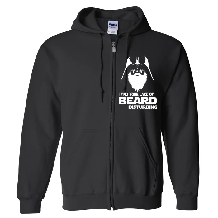 Lack Of Beard Disturbing Full Zip Hoodie