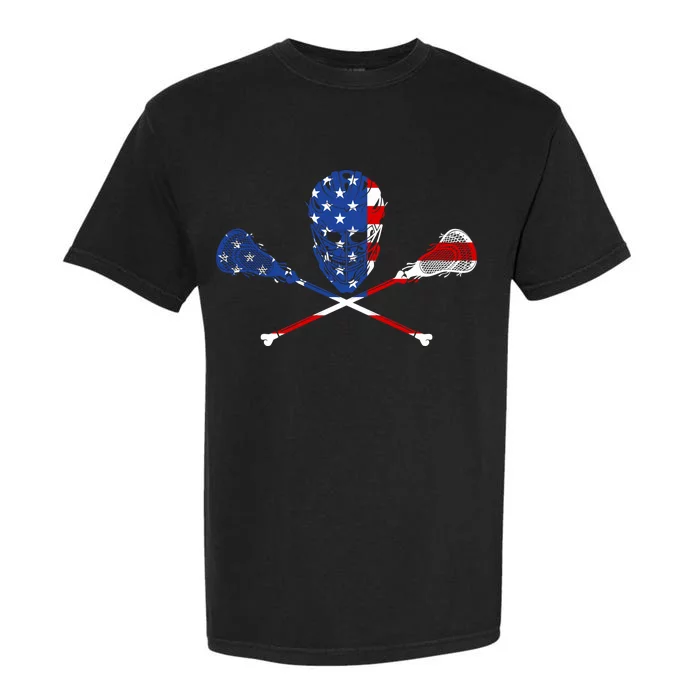 Lacrosse Flag Garment-Dyed Heavyweight T-Shirt