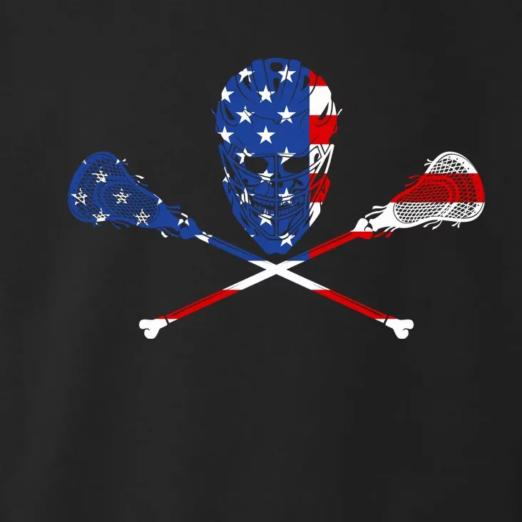 Lacrosse Flag Toddler Hoodie