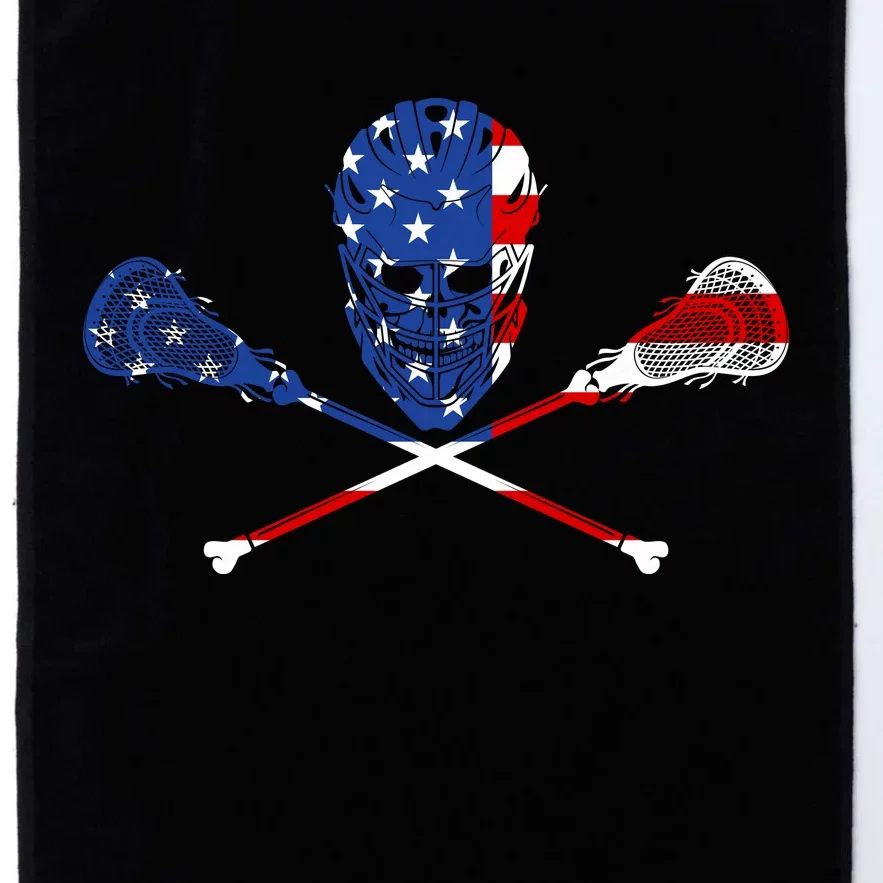 Lacrosse Flag Platinum Collection Golf Towel