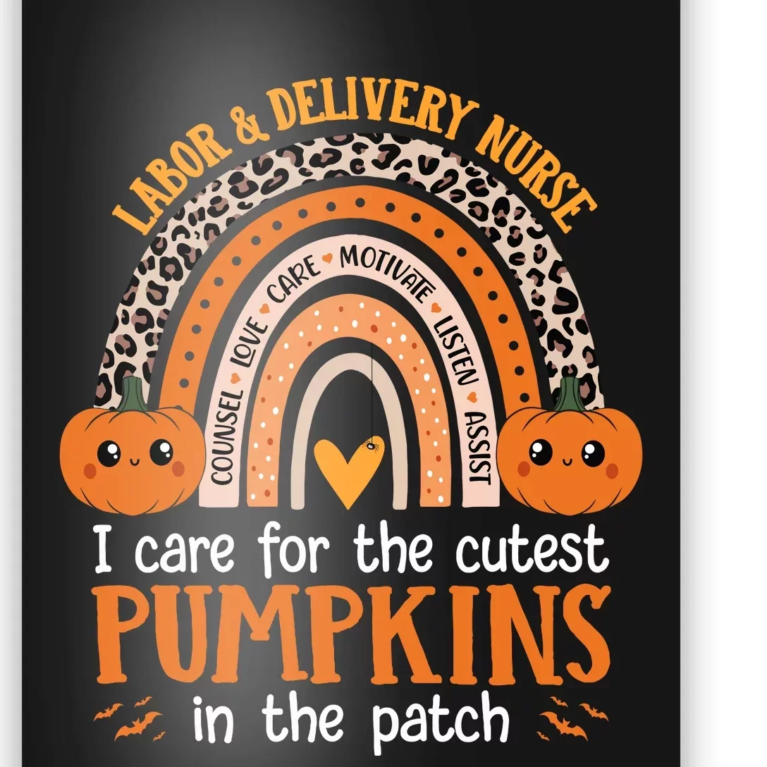 Labor And Delivery Nurse Halloween L&D Nurse Cutest Pumpkins Poster