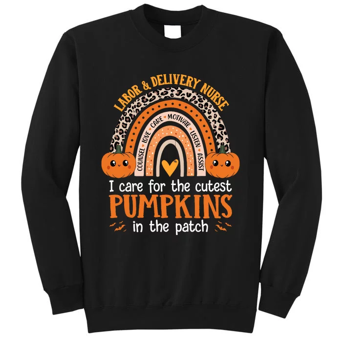 Labor And Delivery Nurse Halloween L&D Nurse Cutest Pumpkins Tall Sweatshirt