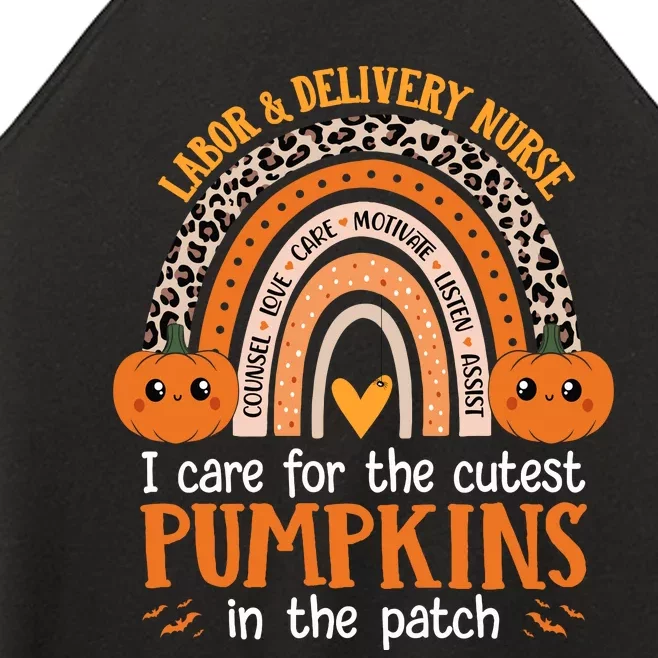 Labor And Delivery Nurse Halloween L&D Nurse Cutest Pumpkins Women’s Perfect Tri Rocker Tank